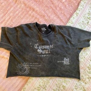 Hollister Cosmic Soul boxy crop top.